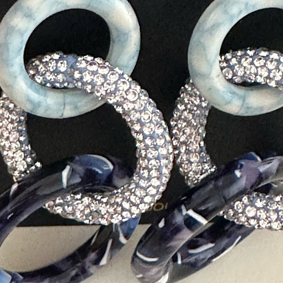 LELE sadoughi triple hoops long earrings - Picture 7 of 11